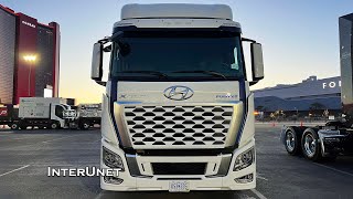 Driving Fuel Cell Hydrogen Hyundai XCIENT SEMI Truck [upl. by Erickson]