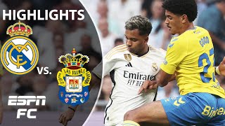 Real Madrid vs Las Palmas  LALIGA Highlights  ESPN FC [upl. by Ennove]