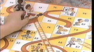 1983 Chutes and Ladders Game Commercial [upl. by Ecnarual]