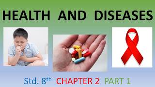 Std 8th science chapter 2 Health and Diseases part 1 class 8th lesson 2 Maharashtra Board  SSC [upl. by Vladamir857]