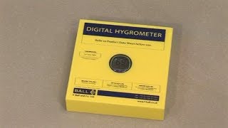 HOW TO USE A DIGITAL HYGROMETER [upl. by Grounds290]