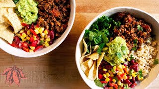 VEGAN BURRITO BOWL  BetterThanChipotle [upl. by Nolasba]