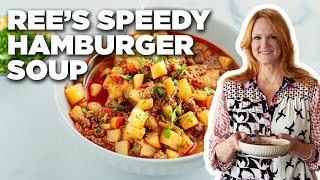 Ree Drummonds Speedy Hamburger Soup  The Pioneer Woman  Food Network [upl. by Sesom451]