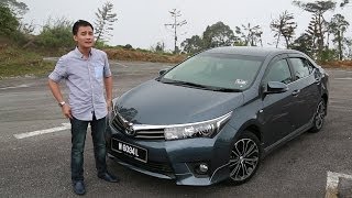 Toyota Corolla Altis 20V review  AutoBuzzmy [upl. by Lexis139]