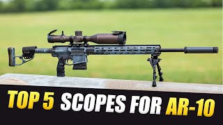 5 Best Scopes for AR10 in 2022  Madman Review [upl. by Analli]