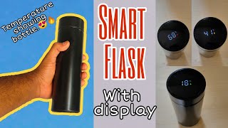 Flask With LED Temperature Display Smart Water Bottle [upl. by Enelia]