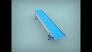 Belt conveyor animation [upl. by Nnyllatsyrc868]