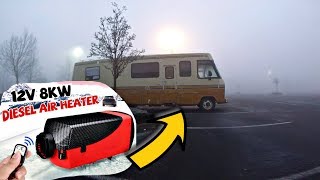 Cheap EBAY Diesel Heater Installed  RV LIVING [upl. by Nagaem278]