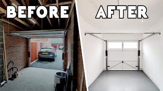 How to finish a new build garage from start to finish [upl. by Careaga384]