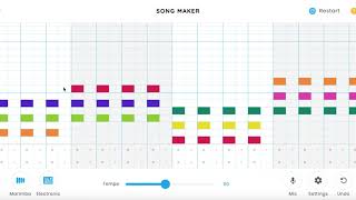 Chrome music lab Song Maker How to make song longer [upl. by Olvan]