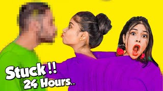 Stuck With My Sister For 24 Hours Public Reaction😱 [upl. by Starling]