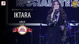 Iktara  Live  Amazon Great Indian Festival  Monali Thakur [upl. by Akehsyt301]