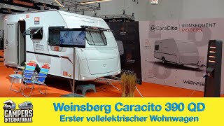 Weinsberg CaraCito CC 390 QD  an all electric travel trailer  english version [upl. by Nnaitak]