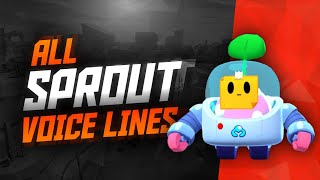 SPROUT Voice Lines  Brawl Stars [upl. by Dieterich459]