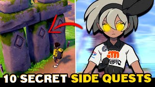 10 SECRET amp HIDDEN Side Quests in Pokemon Sword and Shield You Should Do [upl. by Rehportsirhc]