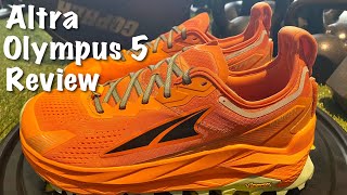 Altra Olympus 5 Shoe Review [upl. by Howlan]