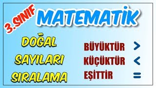 3 Sınıf Doğal Sayıları Sıralama  Matematik Dersi Konu Anlatımı [upl. by Camm]