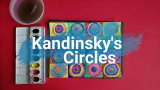 Kids Art Kandinskys Circles [upl. by Attecnoc138]