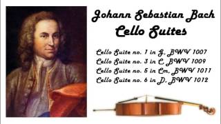 Johann Sebastian Bach  Cello suites in 432 Hz great for reading or studying [upl. by Nojram751]