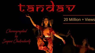 TANDAV  Choreography by Sayani Chakraborty Times music spiritual  Shankar Mahadevan [upl. by Marjie897]