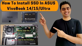 How to install SSD in Asus Vivo book 14 [upl. by Aziul279]