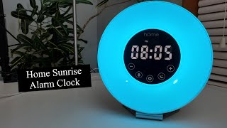 hOmeLabs Sunrise Alarm Clock  Review [upl. by Lecirg540]