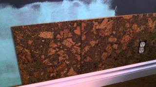 Cork Wall Tile Installation HowTo [upl. by Haidabej]