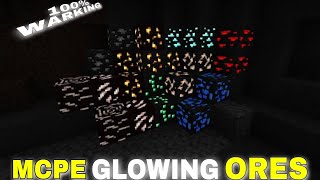 Minecraft animated glowing ores texture pack 120 [upl. by Aihsemot877]