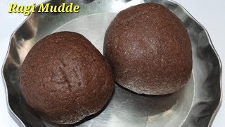 Ragi Mudde Recipe in Kannada ಮೃದುವಾದ ರಾಗಿ ಮುದ್ದೆ  Finger Millet Ball in Kannada  Rekha Aduge [upl. by Hal]