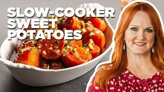 Ree Drummond Makes SlowCooker Sweet Potatoes  The Pioneer Woman  Food Network [upl. by Tranquada]