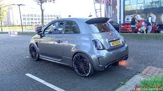 INSANE 330HP Stage 4 Abarth 595 w Capristo Exhaust  LOUD Bangs amp Accelerations [upl. by Lawry]