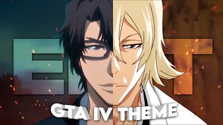 Aizen x Urahara  GTA IV Theme Edit [upl. by Nahshu]