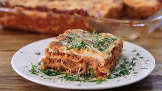 The Best Lasagna Recipe  How to Make Homemade Lasagna [upl. by Kina603]