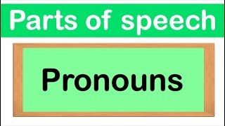 PRONOUNS  Definition Types amp Examples in 5 MINUTES  Parts of speech [upl. by Althea]